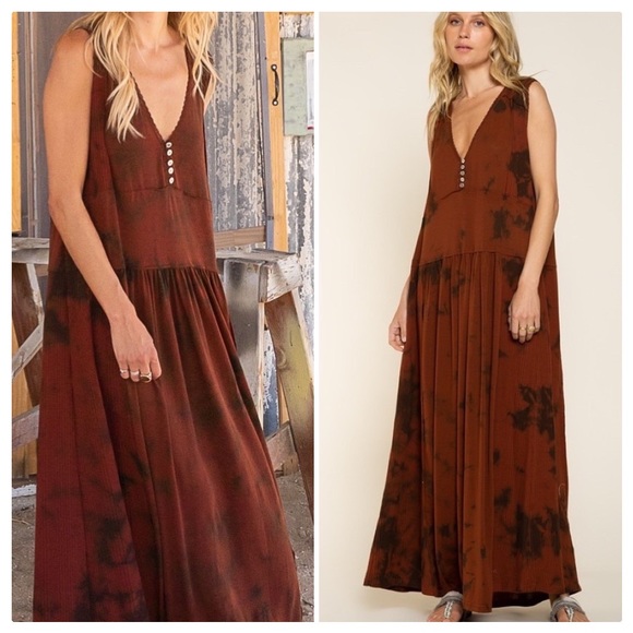 POL Dresses & Skirts - POL Roadtrip Tie Dye Maxi
